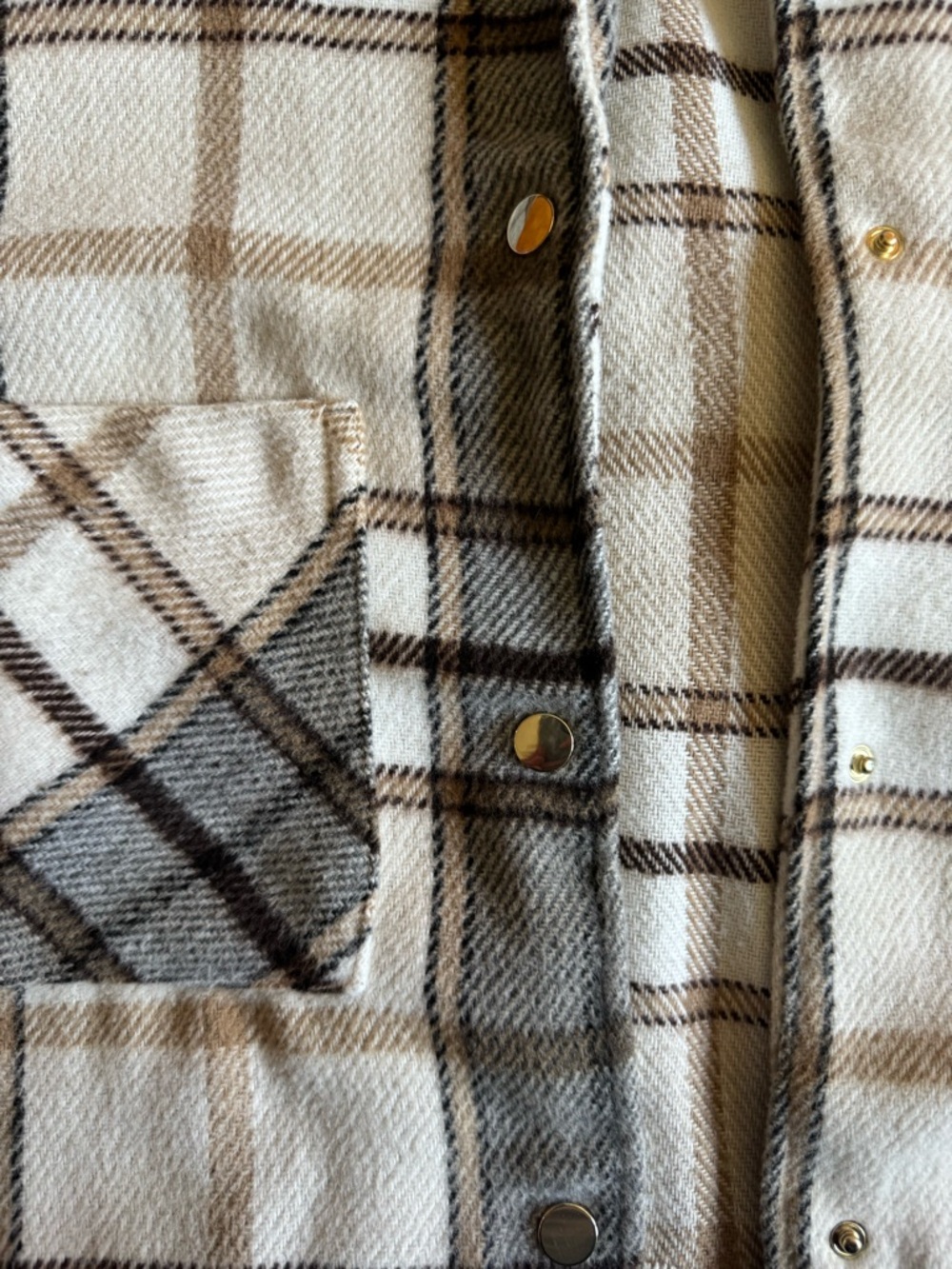 For the Rebublic Cropped Plaid Shacket - Picture 3 of 3